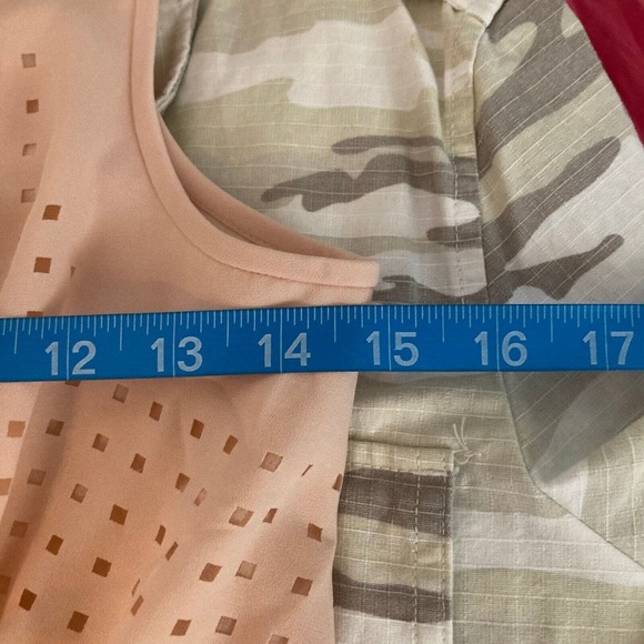 Tibi Shirt Womens Sz 2 XS Blush Pink Eyelet Silk Sleeveless Top Tank - Picture 8 of 10